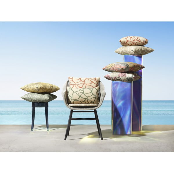 Cuscino da esterno beige-arancio , 50 x 50 cm Pearl - Hartman-image-1