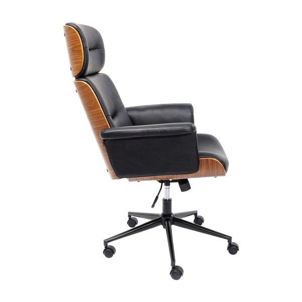 Sedia da ufficio nera Check Out - Kare Design-image-2