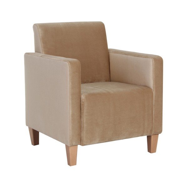 Poltrona beige Milla Velvet - Max Winzer