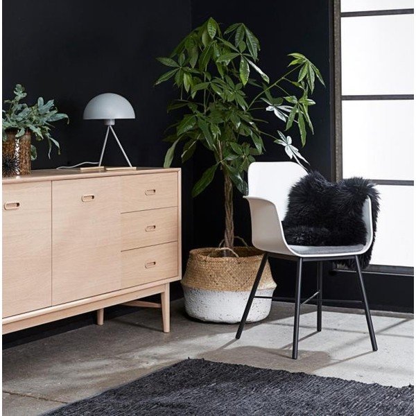 Sedia da pranzo bianca Wrestler Whistler - Unique Furniture-image-1