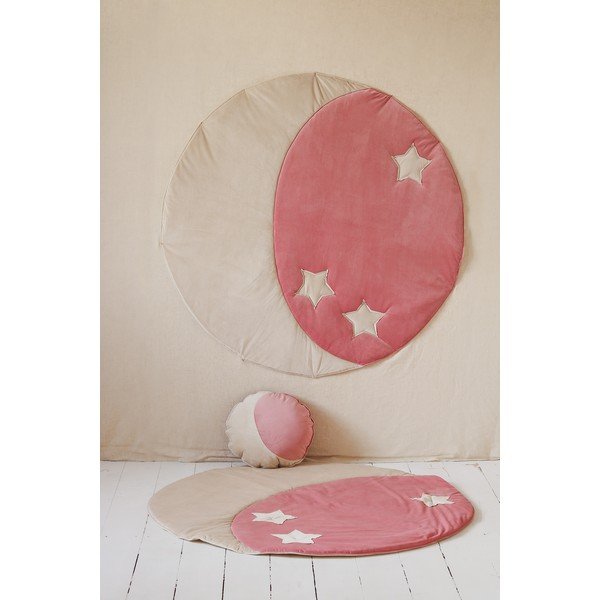 Tappeto da gioco rosa per bambini Dream Half Moon Bay - Moi Mili-image-1
