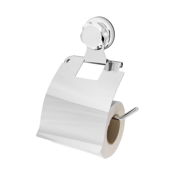 Porta carta igienica in metallo autoportante in argento Bestlock Bath - Compactor