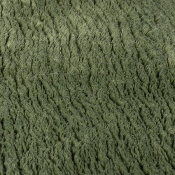 Tappeto in pelliccia sintetica verde scuro 160x230 cm Faroe Wool Look Fur - Flair Rugs-image-3
