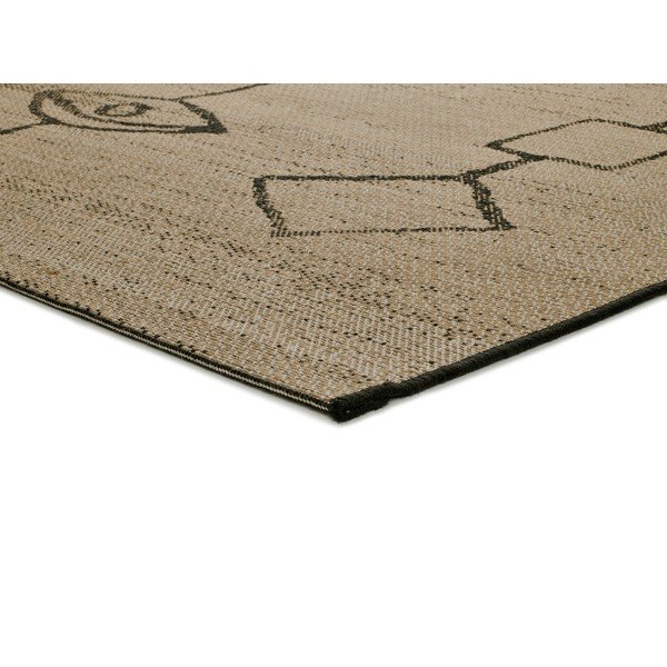 Tappeto di colore naturale in misto iuta 135x190 cm Lotto Ethnic – Universal-image-2