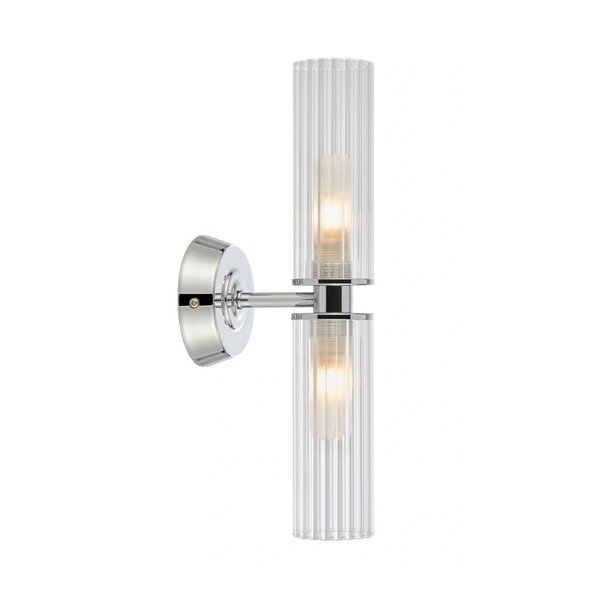 Lampada da parete argentata Rimini – Markslöjd