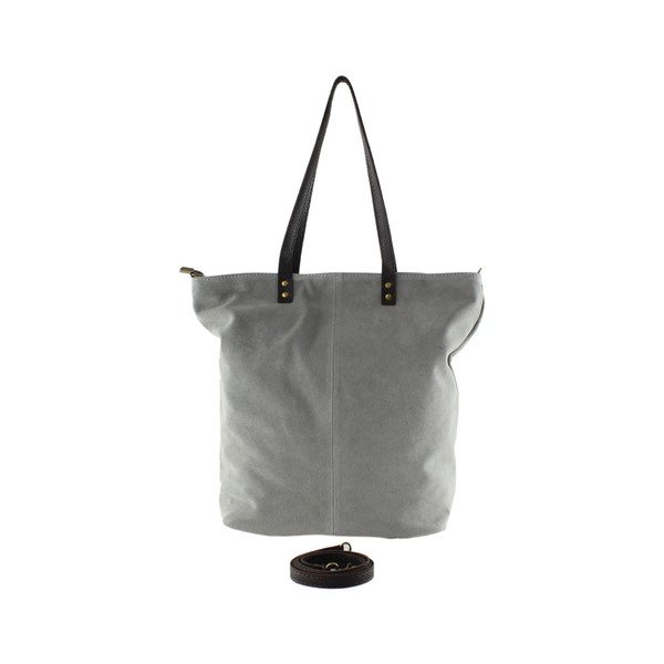 Borsa in pelle grigia Asterisco - Chicca Borse-image-4