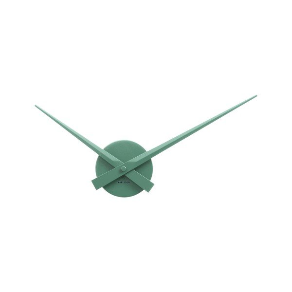 Zelené nástěnné hodiny Karlsson Time Mini, ø 44 cm