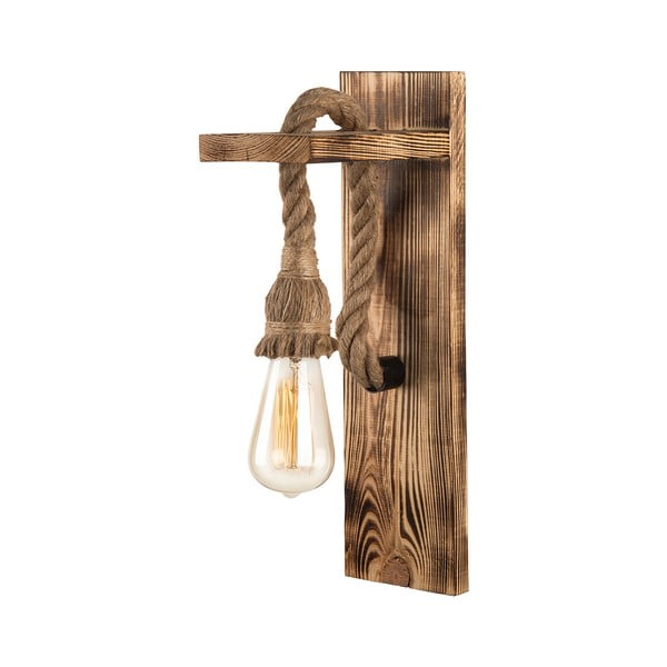 Lampada da parete in colore naturale Woody - Squid Lighting