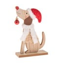 Statuetta natalizia in legno (altezza totale 21 cm) Dog – Dakls