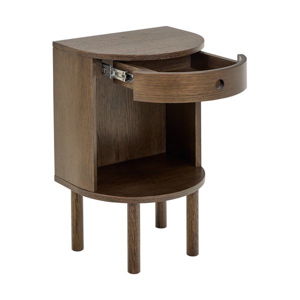 Comodino colore naturale scuro con effetto rovere Paron – Actona-image-3