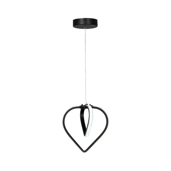 Lampadario LED nero in metallo ø 22 cm Sevinc – Squid Lighting