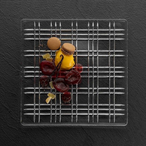 Čtvercový talíř z křišťálového skla Nachtmann Square Plate, 28 x 28 cm-image-1