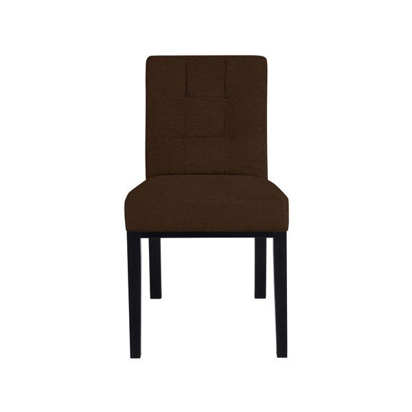 Tmavě hnědá židle Micadoni Home Fabio