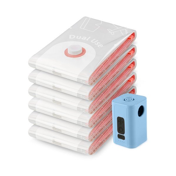 Set di sacchetti sottovuoto 6 pz Vac And Roll – Compactor