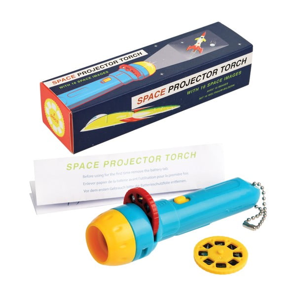 Proiettore tascabile per bambini a tema spaziale , 16 immagini Space Age - Rex London-image-4