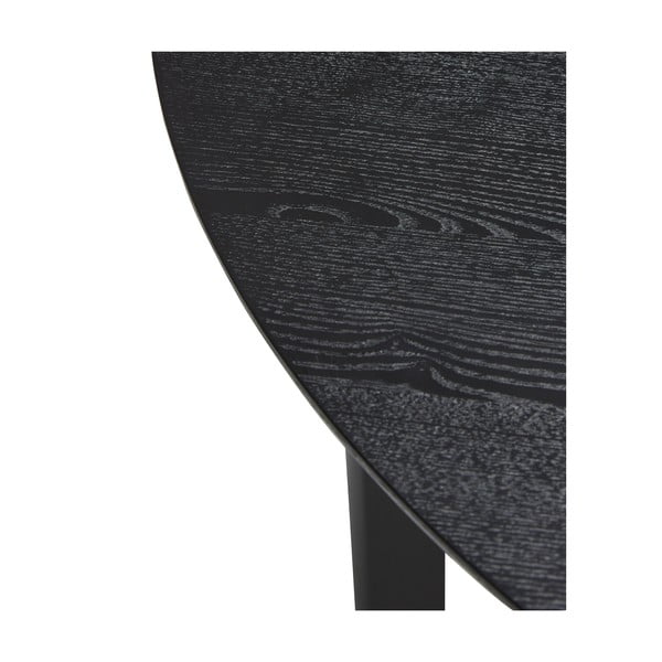 Tavolo da pranzo rotondo nero ø 120 cm Fjord - Hübsch-image-3