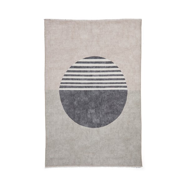 Runner in misto cotone grigio lavabile 60x170 cm Whisper - Think Rugs