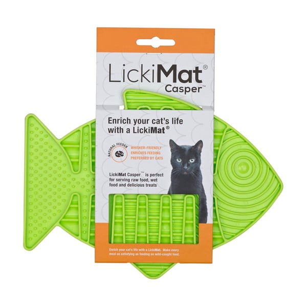 Leccapiedi per gatti Casper Green - LickiMat