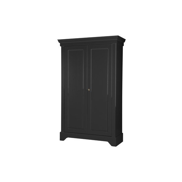 Armadio in legno di pino nero Isabel - WOOOD-image-2