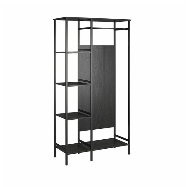 Armadio nero in rovere 95x180 cm Modine - Støraa-image-2