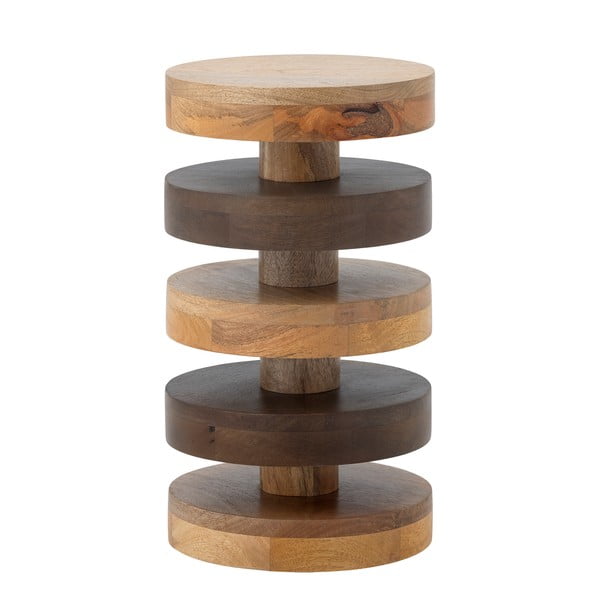 Tavolino rotondo in mango massiccio ø 25 cm Franka – Bloomingville