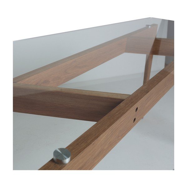 Tavolo da pranzo con gambe marroni Janis, 160 x 90 cm - Marckeric-image-3