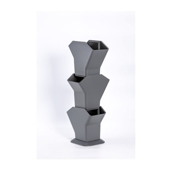 Albero verticale autoinnaffiante grigio - Plastia-image-4