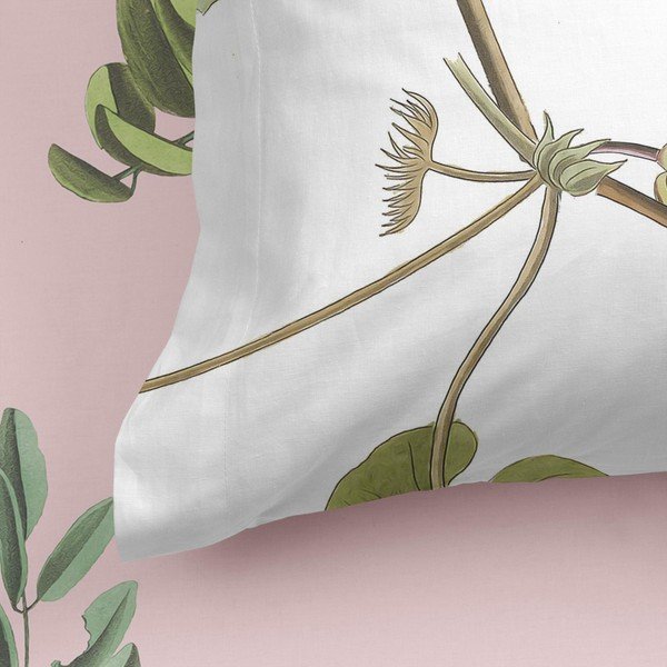 Lenzuolo di cotone Basic , 90 x 200 cm Blooming - Happy Friday-image-2