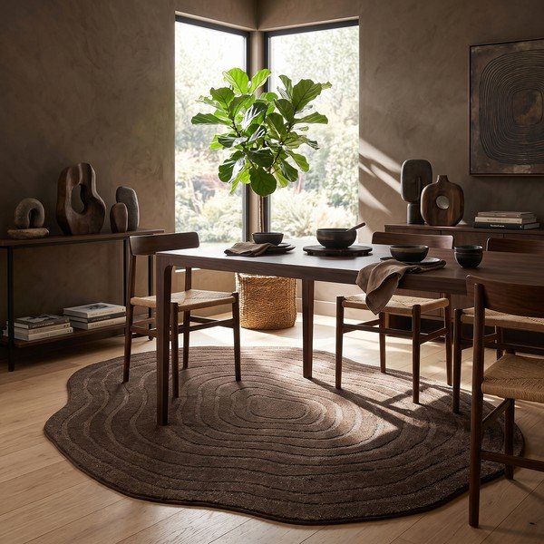 Tappeto marrone 160x230 cm Pebble – ESTE-image-3