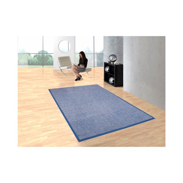 Tappeto blu Bios Liso, 60 x 110 cm - Universal-image-1