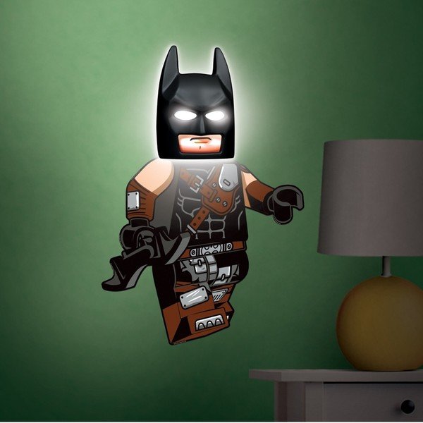 Nástěnné svítidlo se samolepkou LEGO® příběh 2 Batman-image-1