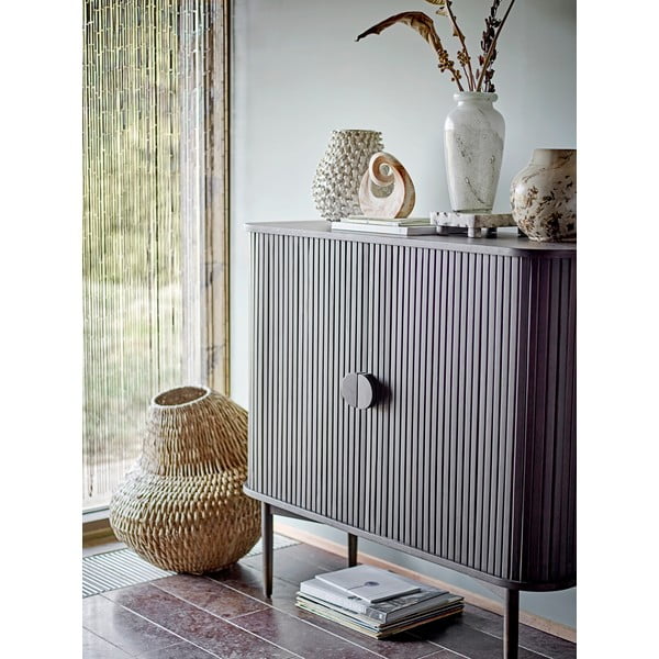 Vaso in gres fatto a mano color crema Spikey - Bloomingville-image-3