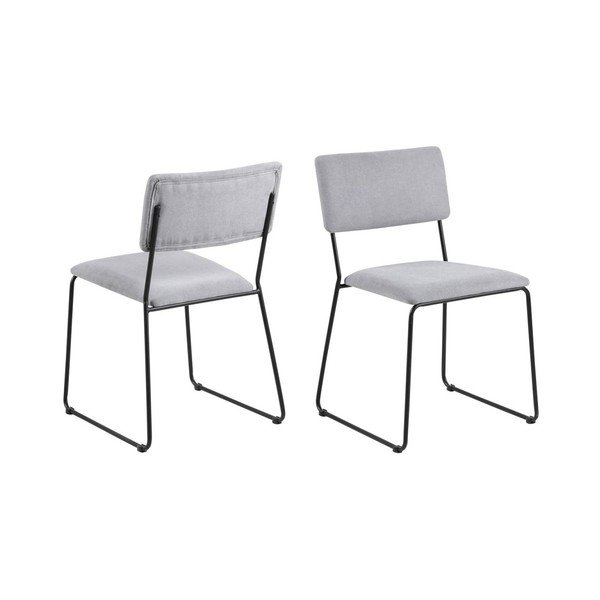 Sedia da pranzo Cornelia grigio chiaro - Actona