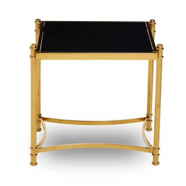 Tavolo contenitore con piano in vetro 50x56 cm Ackley - Premier Housewares-image-2