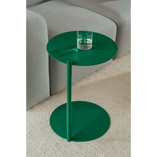 Tavolino rotondo in acciaio 41x40 cm Ande – noo.ma-image-1