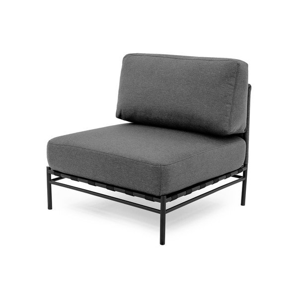 Modulo divano da giardino grigio scuro (pezzo centrale) Dandy - Sit Sit-image-3