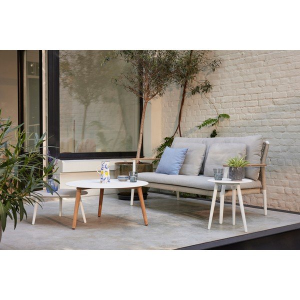 Divano da giardino color crema Ray - Diphano-image-1