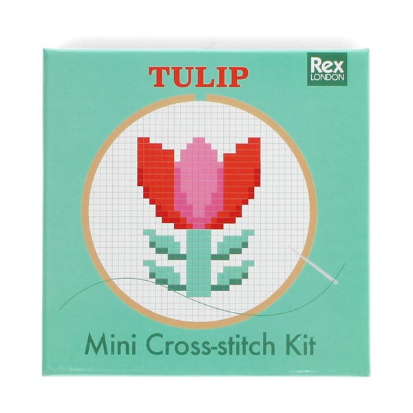 Set creativo punto-croce Cross-stitch Kit Tulip - Rex London