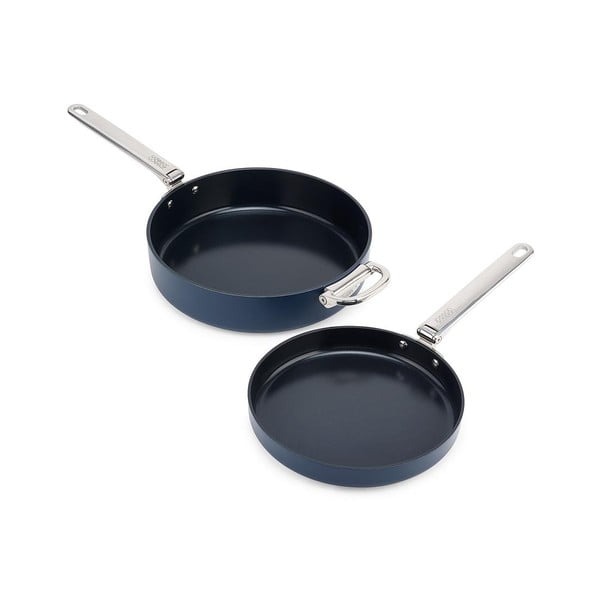 Padelle in set con superficie in ceramica 2 pz Space – Joseph Joseph