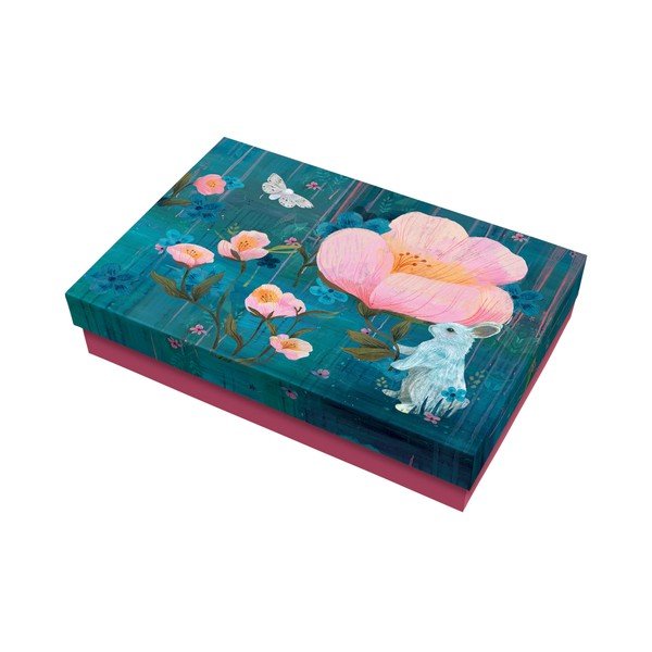 Scatola di biglietti d'auguri 15x3 cm Dreamland Rabbit Chic - Roger la Borde