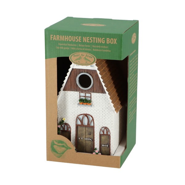 Casetta bianca per uccelli Farm House - Esschert Design-image-4