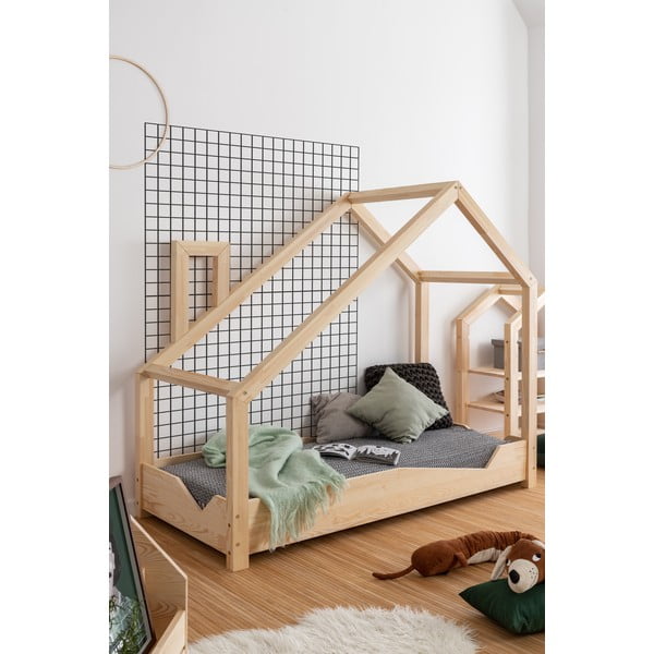 Letto Luna Adra in legno di pino, 90 x 180 cm - Adeko-image-3