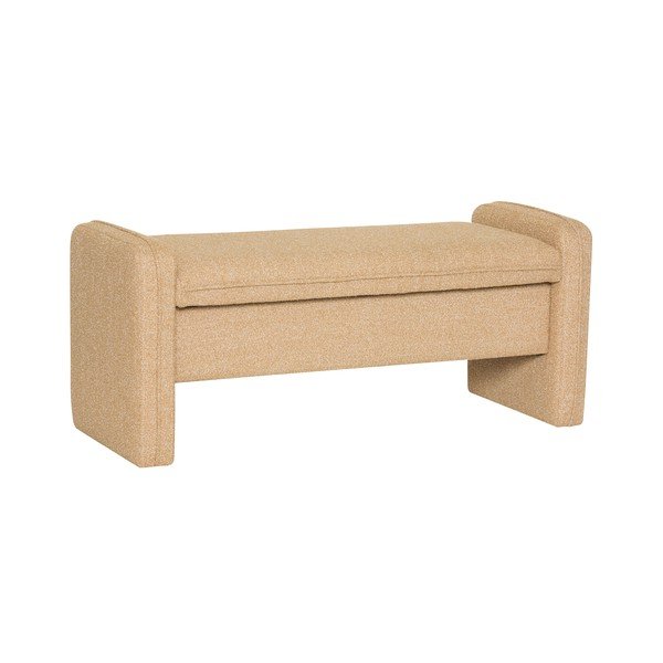 Panchina beige in imbottito Well – Hübsch