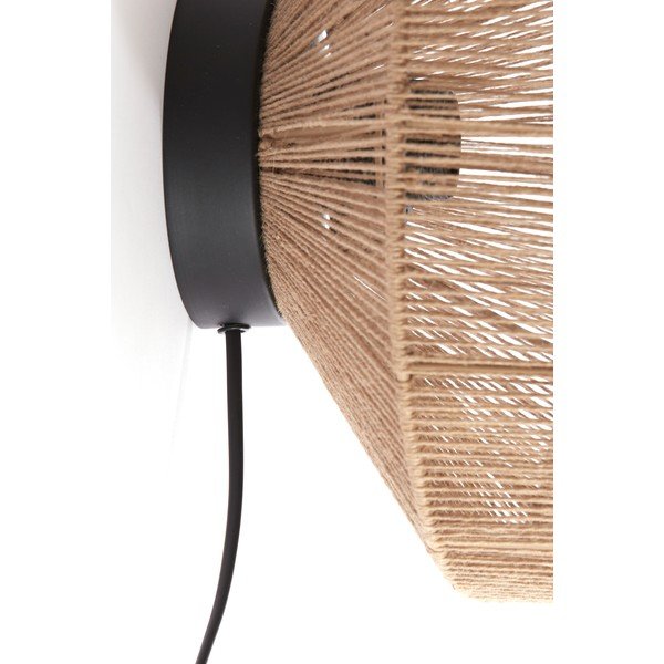 Lampada da parete in colore naturale ø 31 cm Lyra - Light & Living-image-1