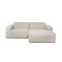 Divano con penisolare beige (angolo destro) Roxy - Scandic