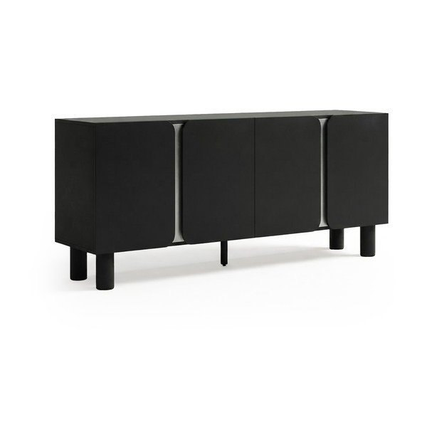 Armadietto nero 180x75x40 cm Toledo – MOME-image-1