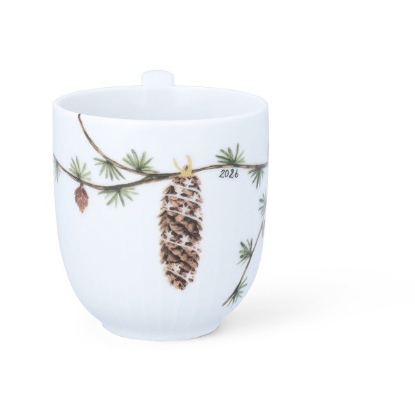 Tazza bianca in porcellana a tema natalizio 330 ml Hammershøi Christmas – Kähler Design-image-2