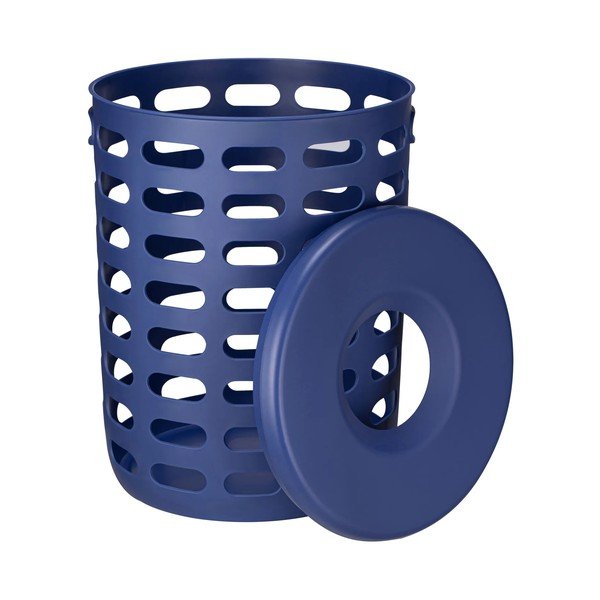 Cesta per il bucato blu in plastica Korie – Blomus-image-1