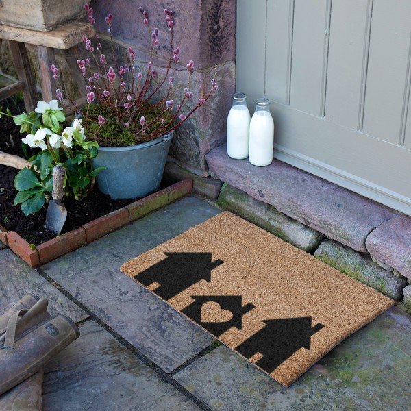 Zerbino in cocco 40x60 cm Home Is Where the Heart Is - Artsy Doormats-image-3