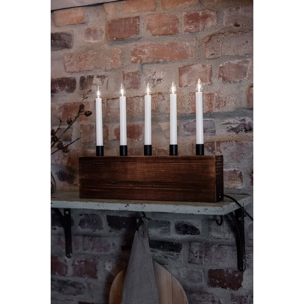 Decorazione luminosa natalizia marrone Albero - Markslöjd-image-1